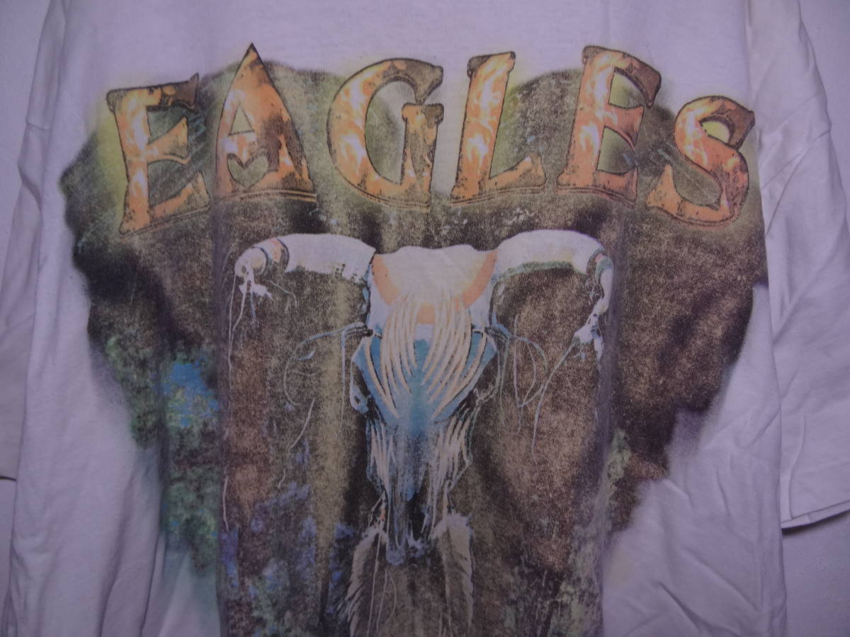 全国送料無料 レア !! アメリカ USA古着 96年製 イーグルス EAGLES 半袖 バンドツアーTシャツ XLサイズ