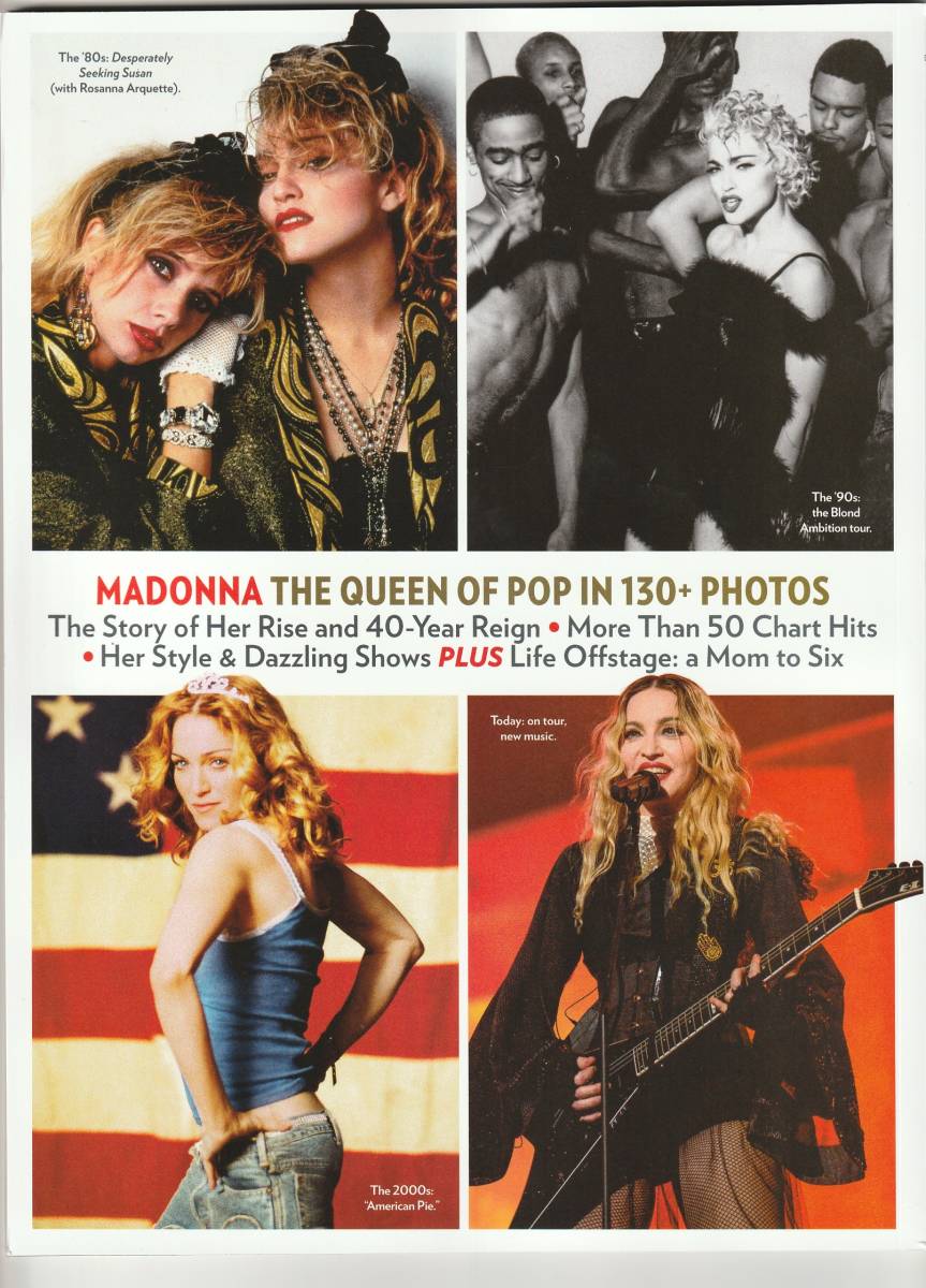 人気激安 新品 MADONNA 雑誌(マドンナ PEOPLE 音楽活動40周年記念特別号 外国語雑誌