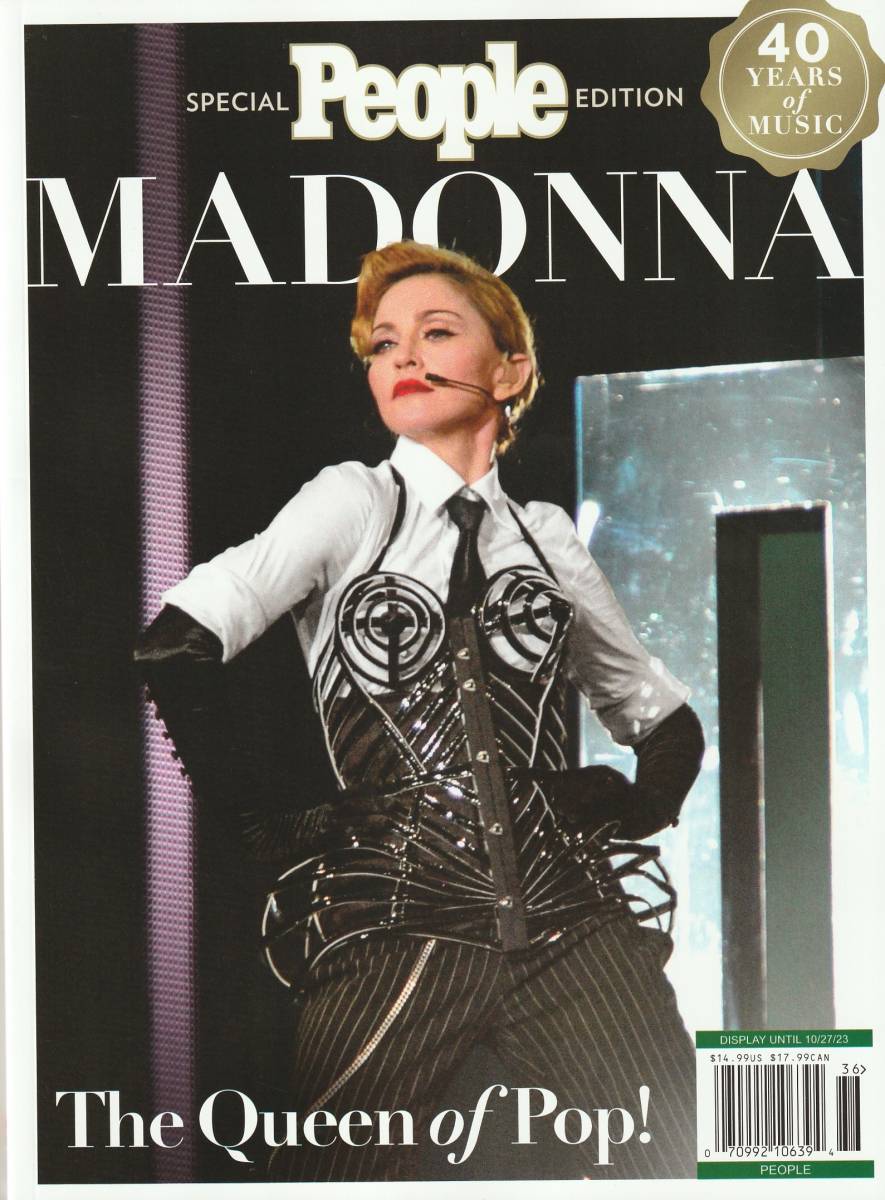 海外並行輸入正規品 新品 MADONNA 音楽活動40周年記念特別号 PEOPLE