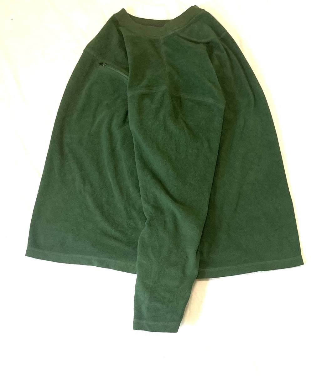 00s L.L.Bean フリース カットソー XL 緑 LLビーン アウトドア ロンT_画像2