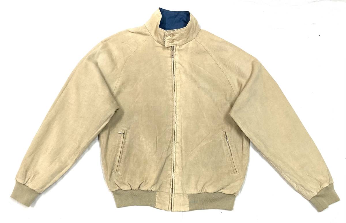 80s エディーバウアー Eddie Bauer リバーシブル スイングトップ コーデュロイ コットンリップ M 黒タグ_画像1