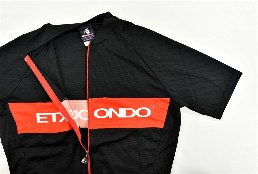 Etxeondo Gizon ジャージ size:S ブラック/レッド