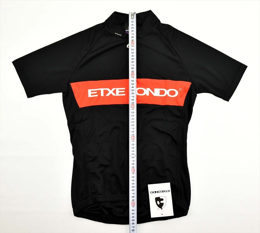 Etxeondo Gizon ジャージ size:S ブラック/レッド