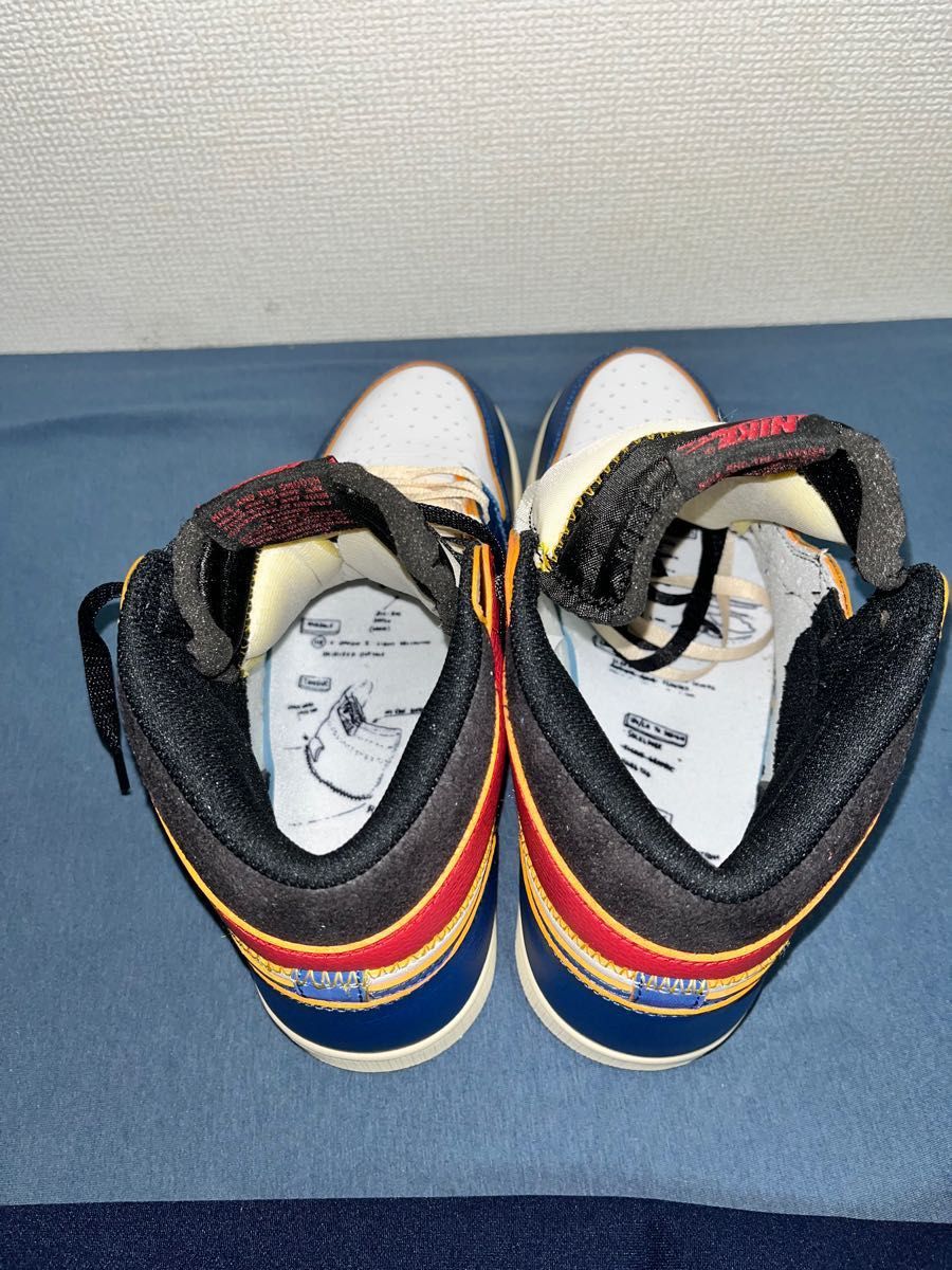 ナイキ エアジョーダン1 レトロ ハイ ユニオン ロサンゼルス ブルー