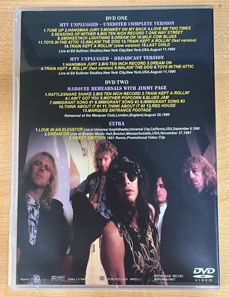 AEROSMITH / COMPLETE UNPLUGGED AND MORE (2DVD)　JIMMY PAGE　プレス盤_画像2