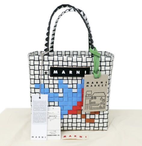 新品未使用　MARNI マルニ　アニマルバスケット　マルニ　バッグ　マルニ　カゴ　ブルーバード