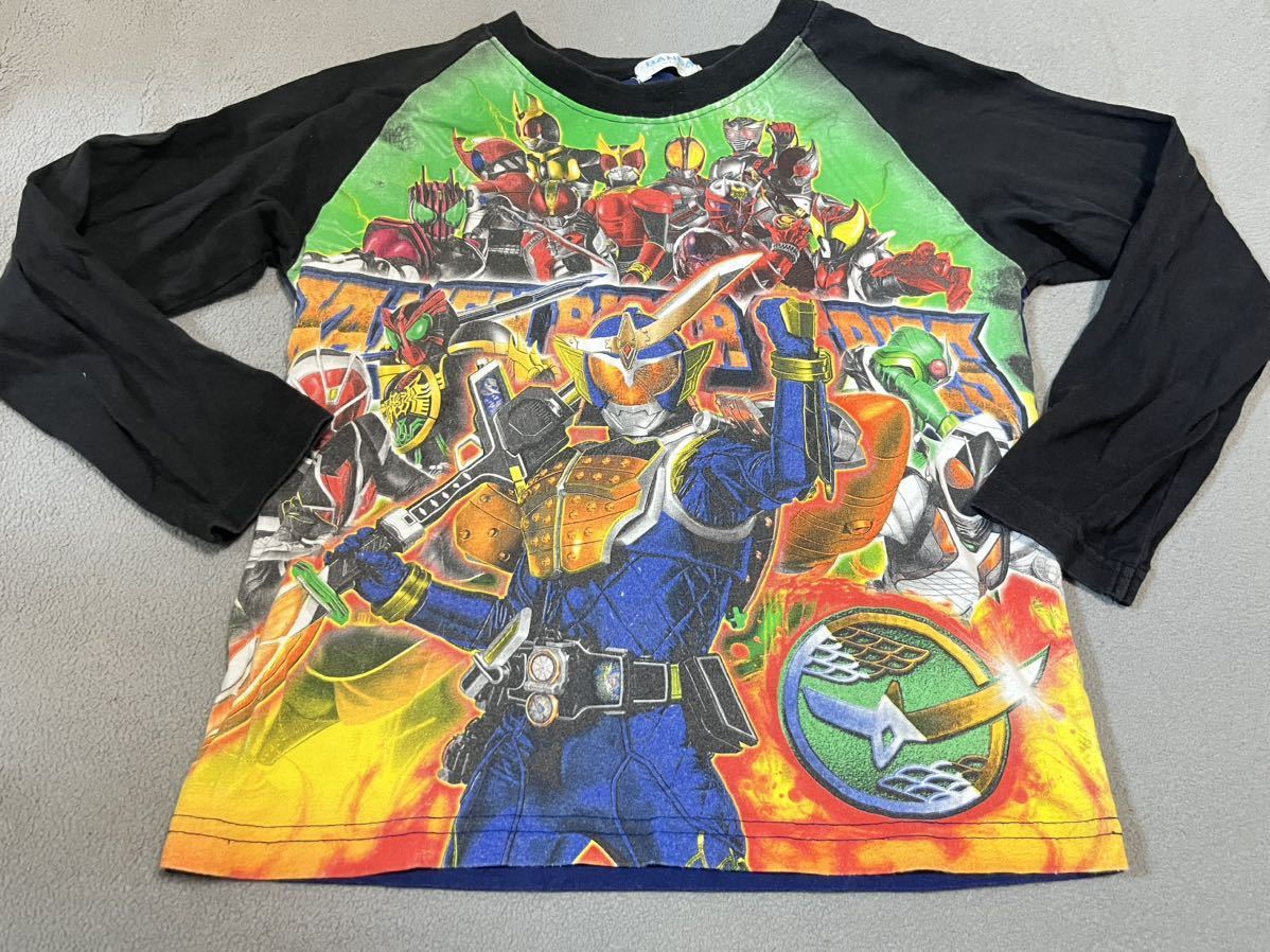 仮面ライダー長袖Tシャツ120_画像1