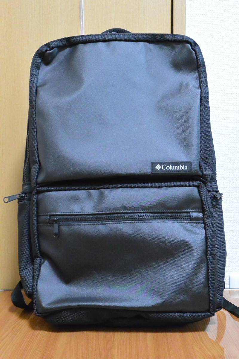 【中古美品】Columbia コロンビア スターレンジスクエアバックパックII／PU8198／010 Black／22L／_画像1