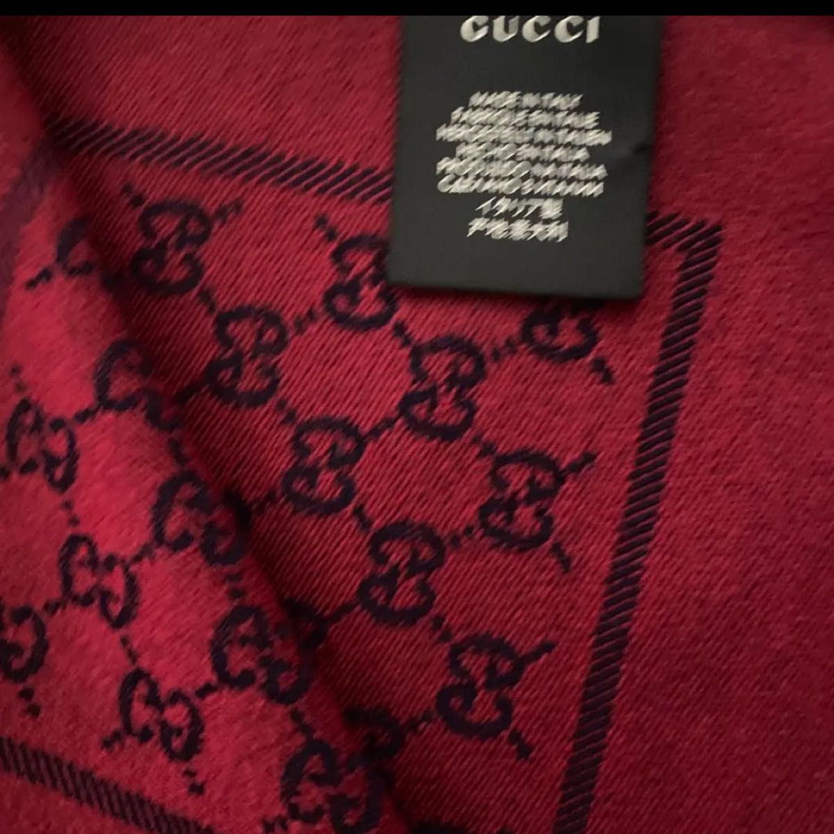 冬 ロゴ GUCCIGG グッチ マフラー スカーフ ストール-