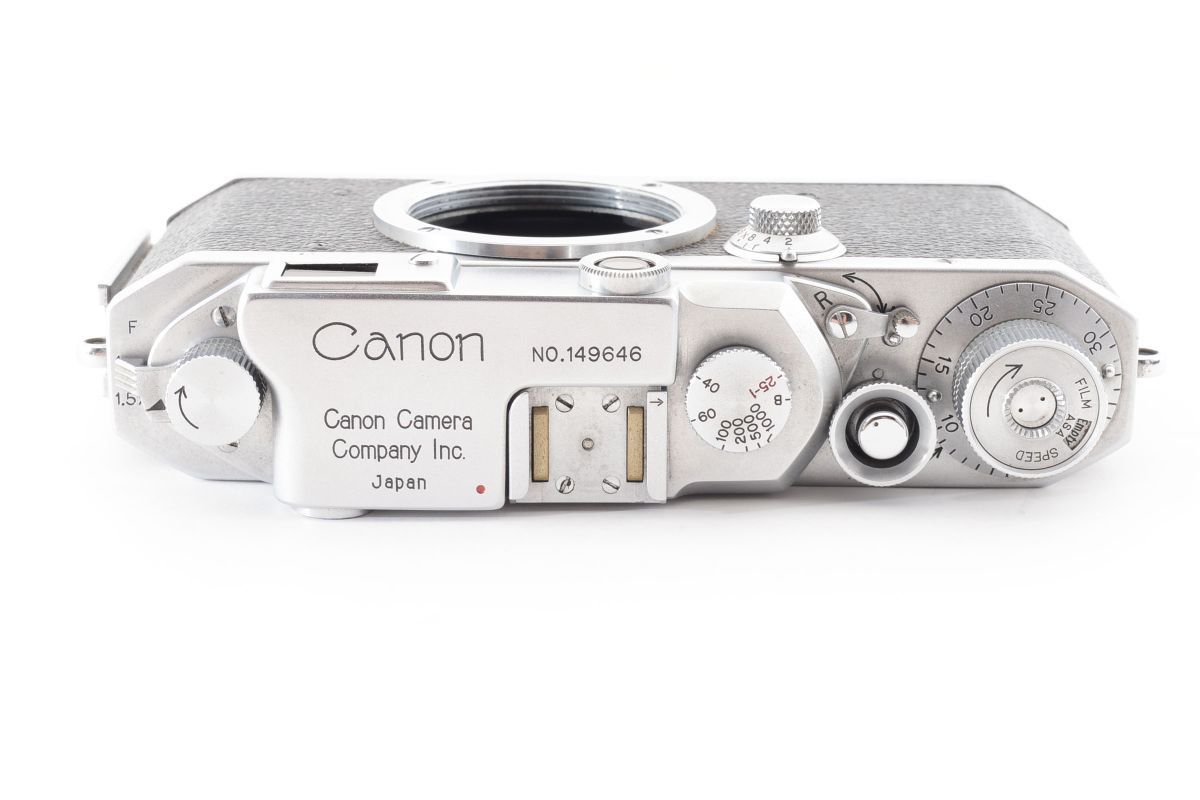 Rank:B] Canon IV Sb Silver Body Rngefinder Film Camera レンジ