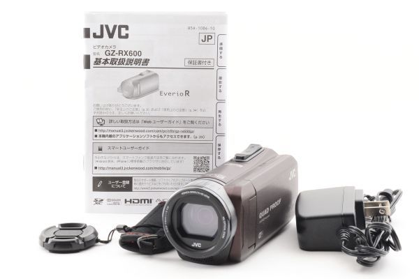 [Rank:AB] JVC Victor Everio GZ-RX600-T Brown Digital Video Movie Camera ブラウン デジタルビデオカメラ / ビクター 動作良好 ※ #4505_画像1