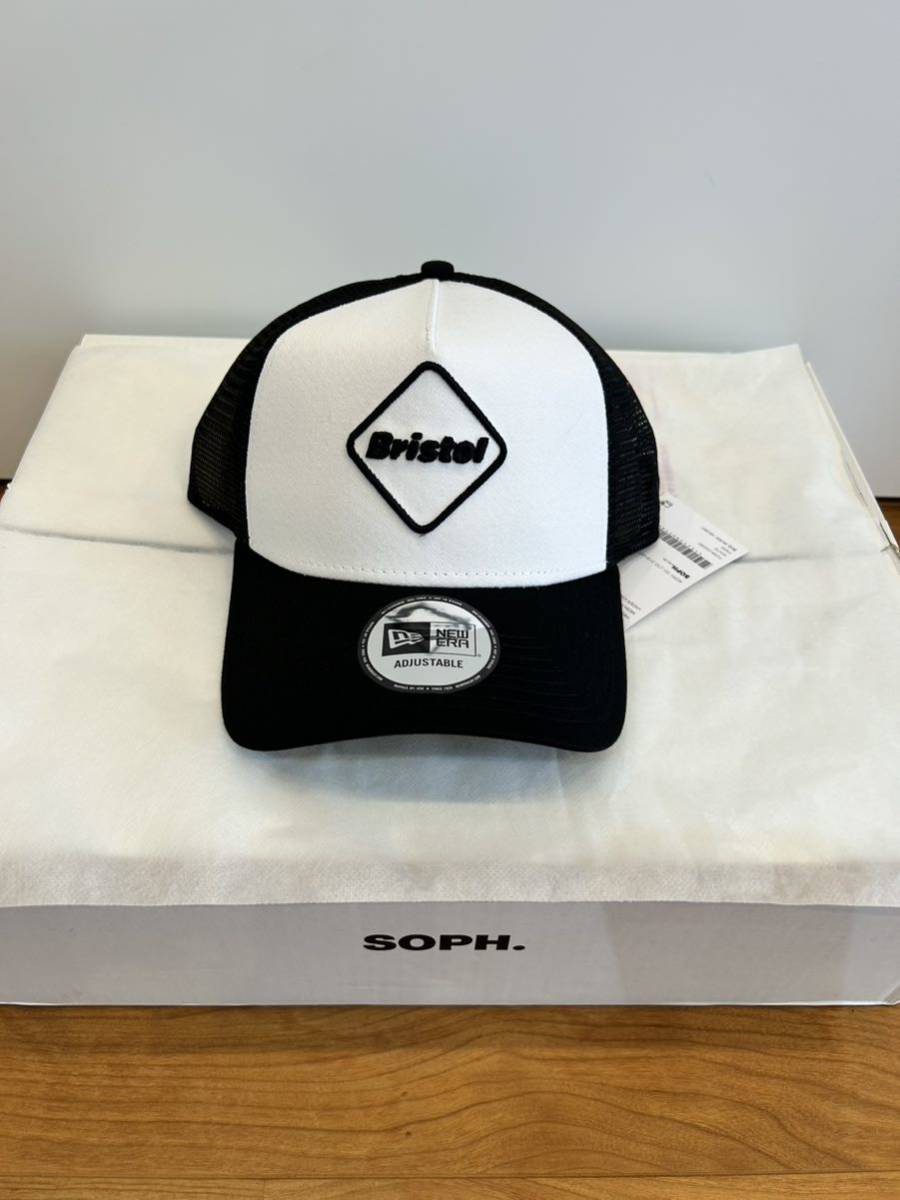 新品送料無料FCRB 23AW NEW ERA 9FORTY A-FRAME MESH CAP WHITE SOPH