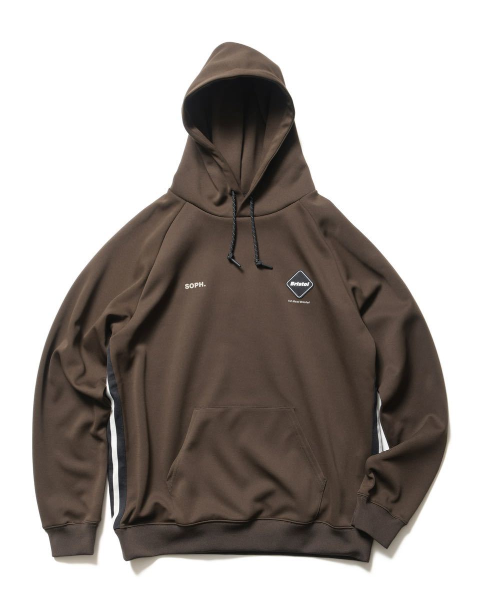 S 新品 送料無料 FCRB 23AW TRAINING TRACK HOODIE BROWN ブラウン SOPH SOPHNET F.C.R.B. ブリストル BRISTOL F.C.Real Bristol パーカー