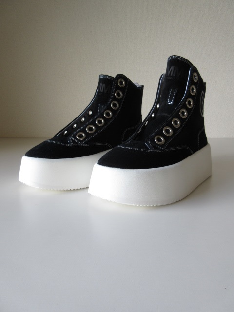  unused 2022-23 MM6 MAISON MARGIELA / M M 6 mezzo n Margiela S59WS0153 sneakers is ikatto BLACK 35 * lady's 