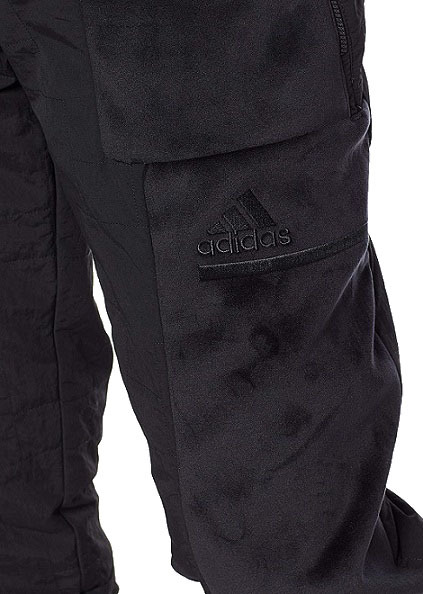 ADIDAS ( Adidas ) Z.N.E.pa dead pants size S IOZ56 black long pants Zip pocket zipper attaching carriage less amount 