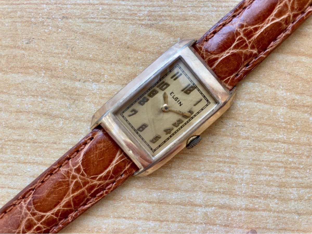 エルジン　ELGIN 手巻き　☆稼動品☆ ELGIN 手巻き稼働品