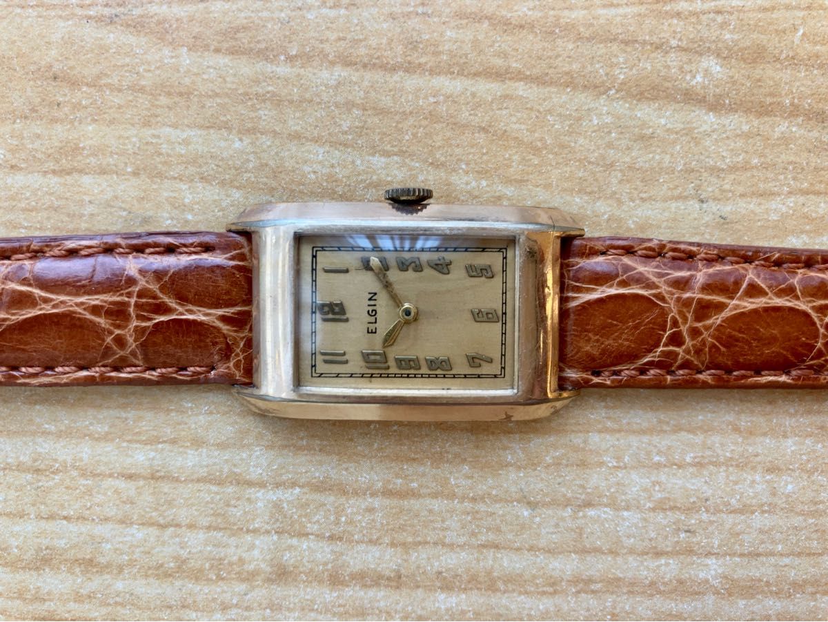 エルジン　ELGIN 手巻き　☆稼動品☆ ELGIN 手巻き稼働品