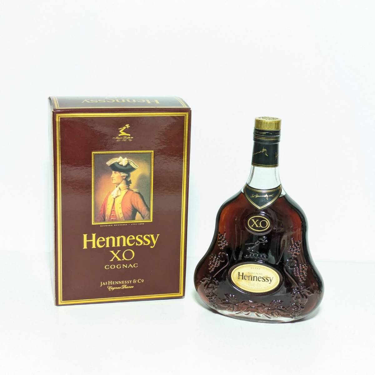 a〜/未開栓 国外酒 Hennessy XO ヘネシー 金キャップ クリア