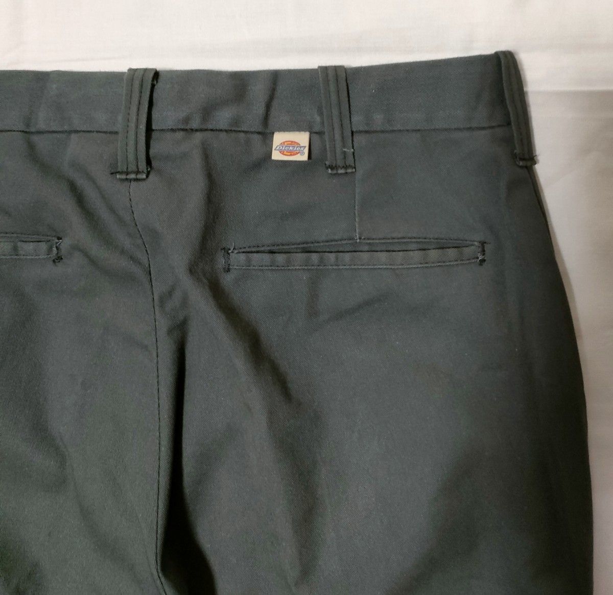 90s Dickies ディッキーズ 35589 USA製 W34 チビタグ ワークパンツ チャコール