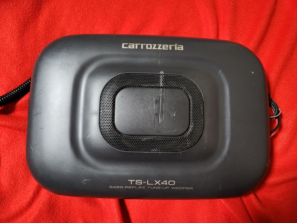 TS-LX40 サブウーファー carrozzeria アンプ内蔵 チューンナップ