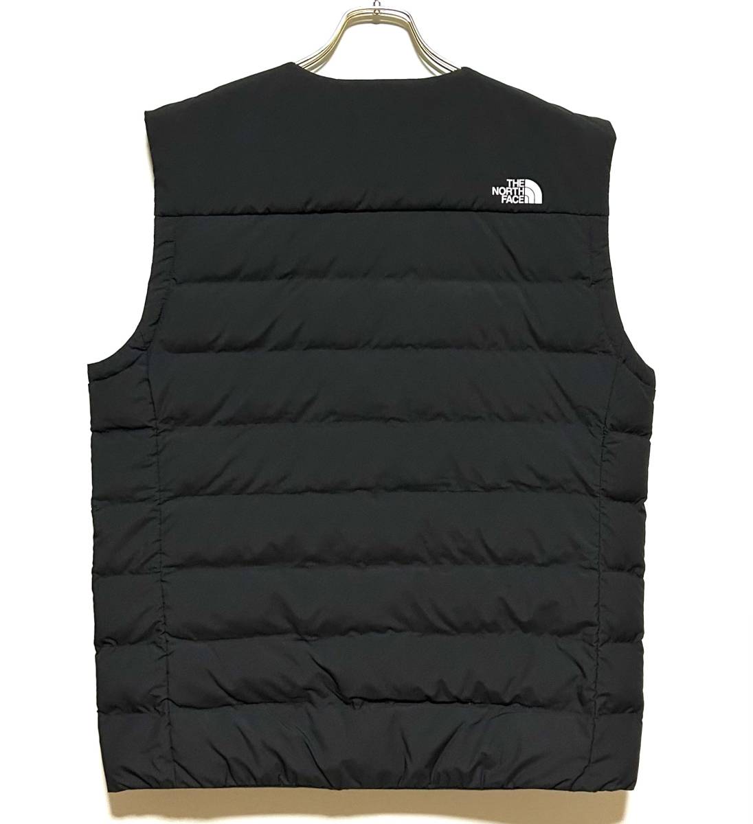 【新品】THE NORTH FACE クルーネック インナー ベスト（XL）黒 ノースフェイス カラーレス ノーカラー_画像2