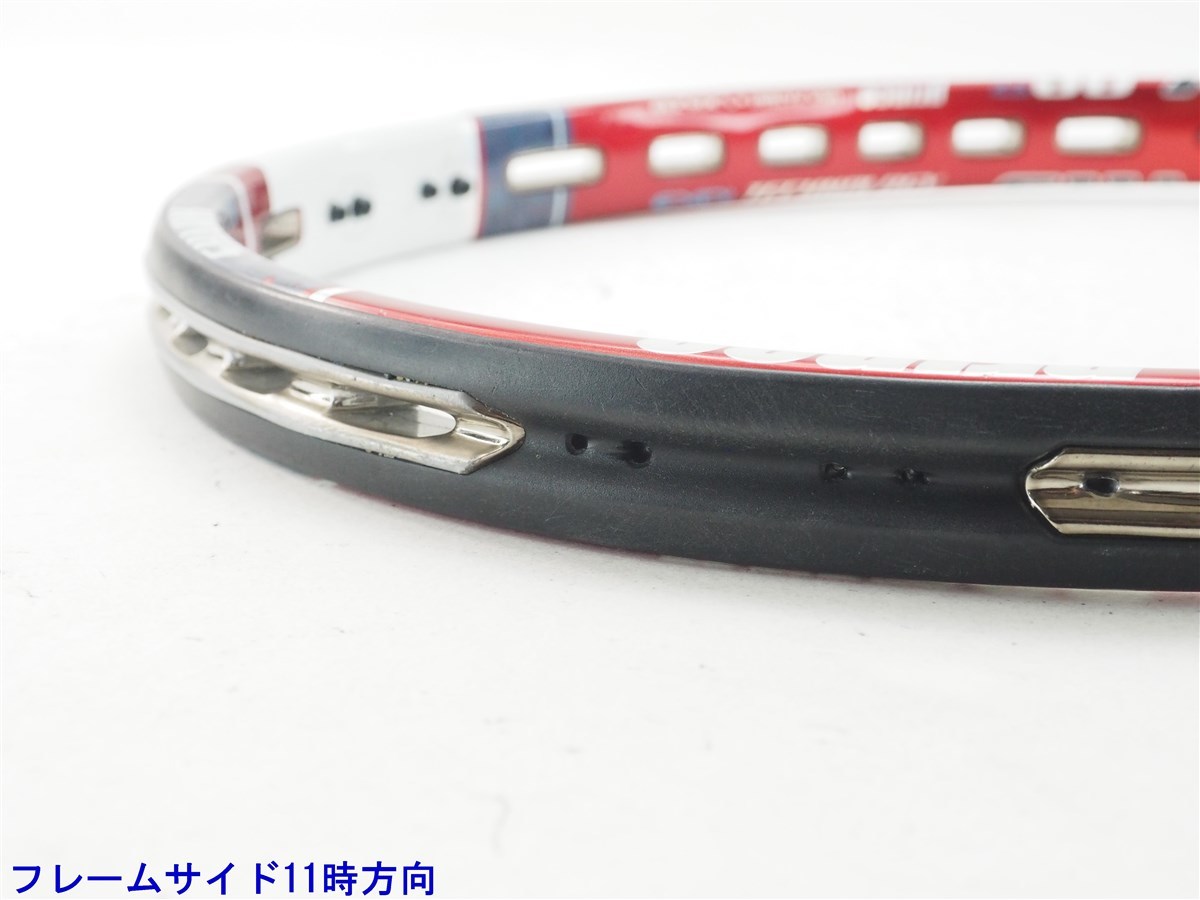 中古 テニスラケット プリンス イーエックスオースリー シャーク 98T 2013年モデル (G2)PRINCE EXO3 SHARK 98T 2013_画像6