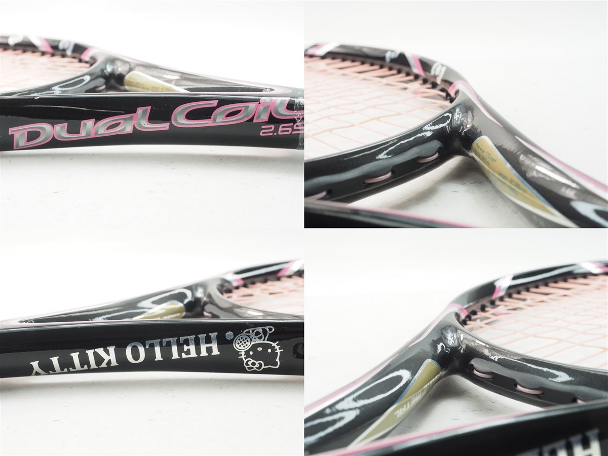 中古 テニスラケット ブリヂストン デュアル コイル キティー 2.65 2010年モデル (G1)BRIDGESTONE DUAL COIL KITTY 2.65 2010_画像4