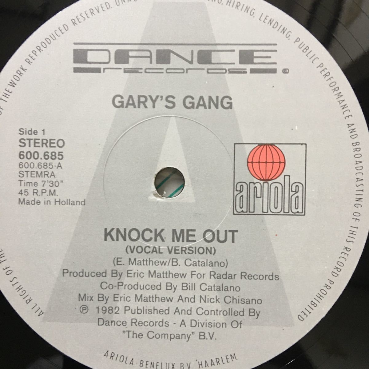 12’ Gary’s Gang-Knock me out_画像2