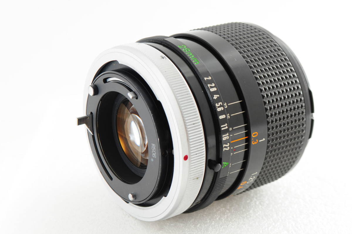 【極上品】Canon キヤノン FD 28mm F2 S.S.C. MF一眼レフ用 広角単焦点レンズ #727_画像2