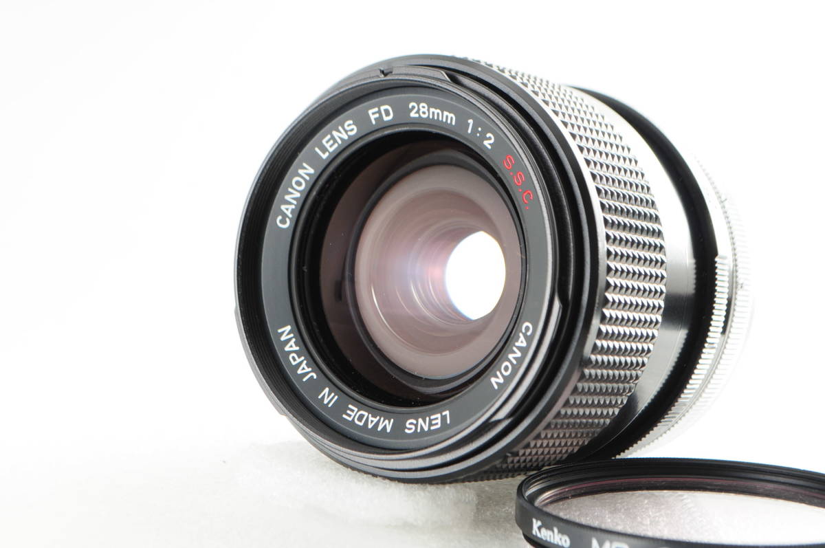 【極上品】Canon キヤノン FD 28mm F2 S.S.C. MF一眼レフ用 広角単焦点レンズ #727_画像1