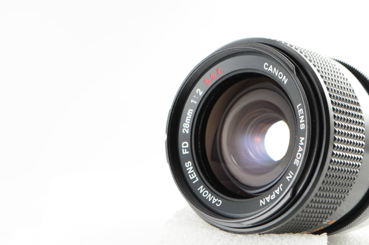 【極上品】Canon キヤノン FD 28mm F2 S.S.C. MF一眼レフ用 広角単焦点レンズ #727_画像7