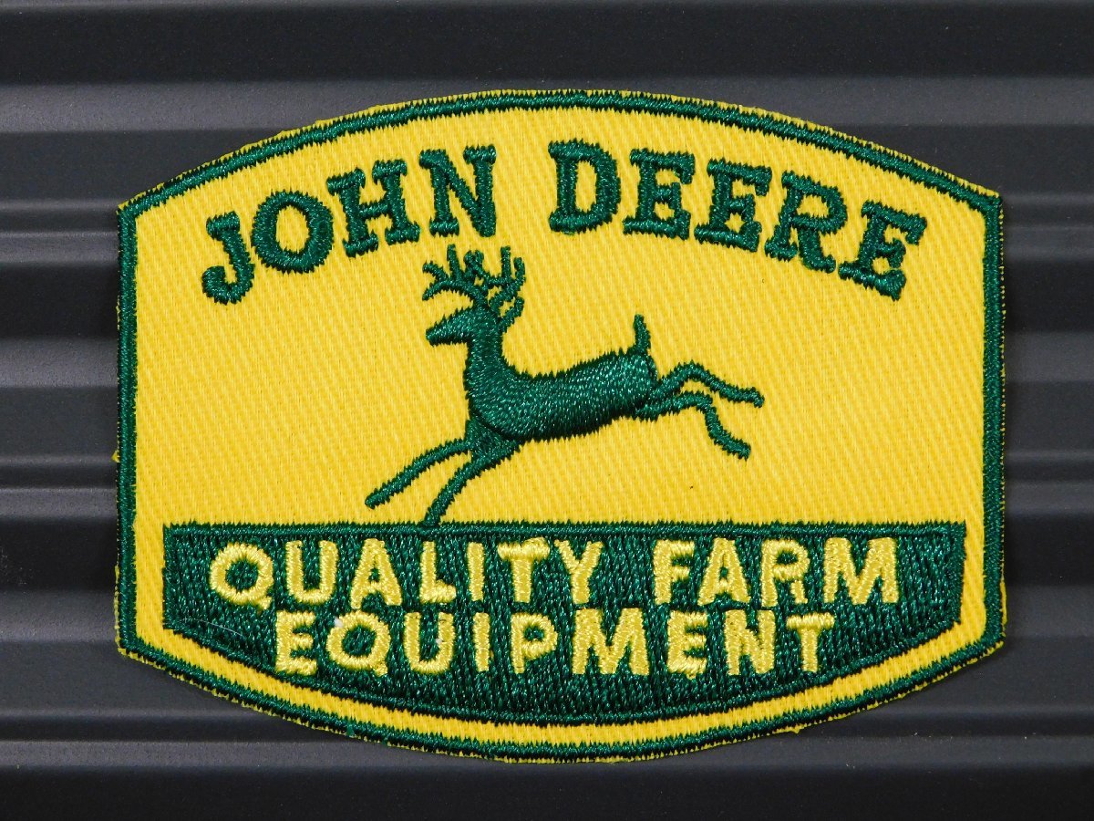 送料\84【JOHN DEERE・ジョンディア】※《アイロン刺繍ワッペン》　アメリカン雑貨　刺繍ワッペン　アイロンワッペン_画像2