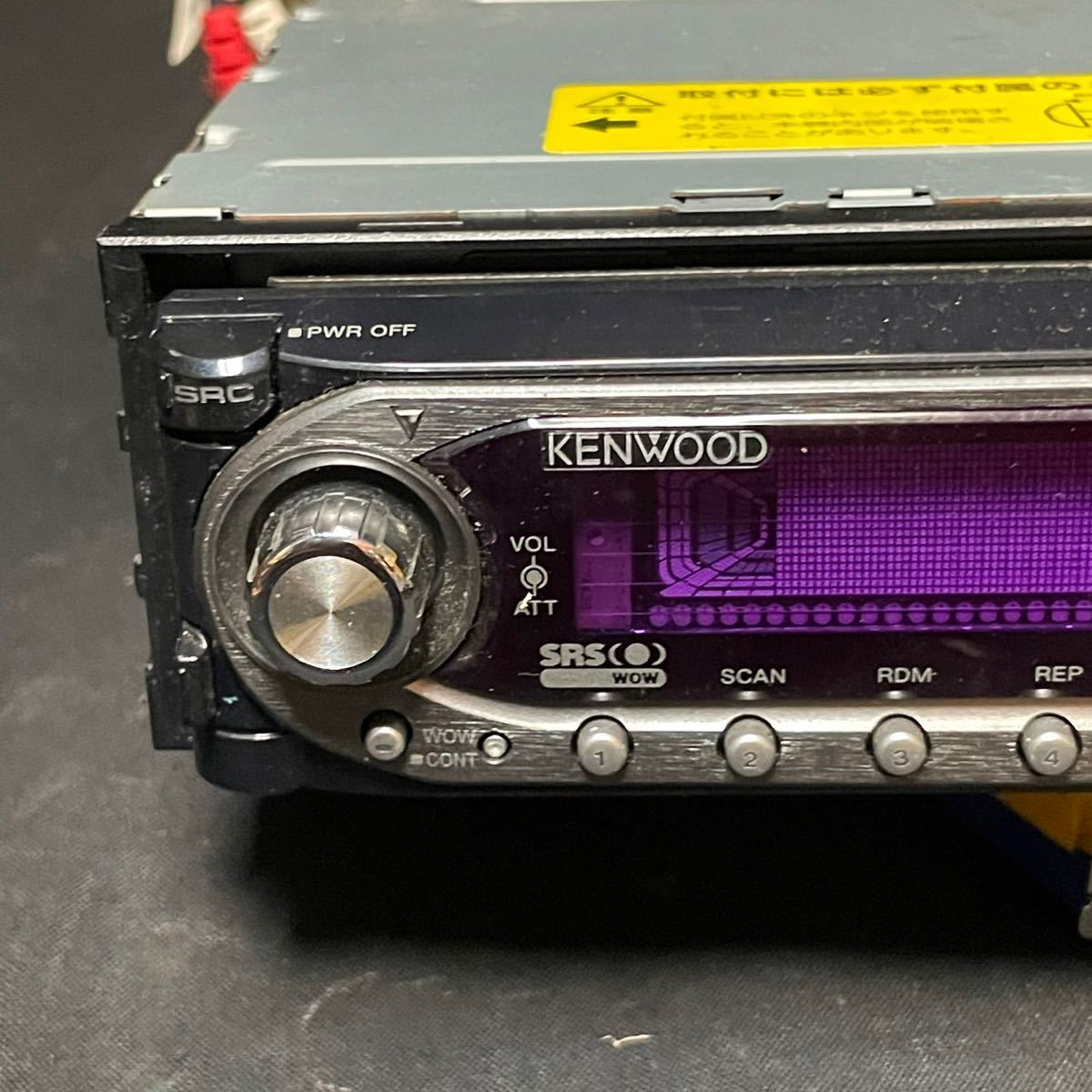 レトロ! KENWOOD f-CD07 CDレシーバー デッキ 12V ケンウッド レトロ! KENWOOD f-CD07 CDレシーバー デッキ 12V ケンウッド