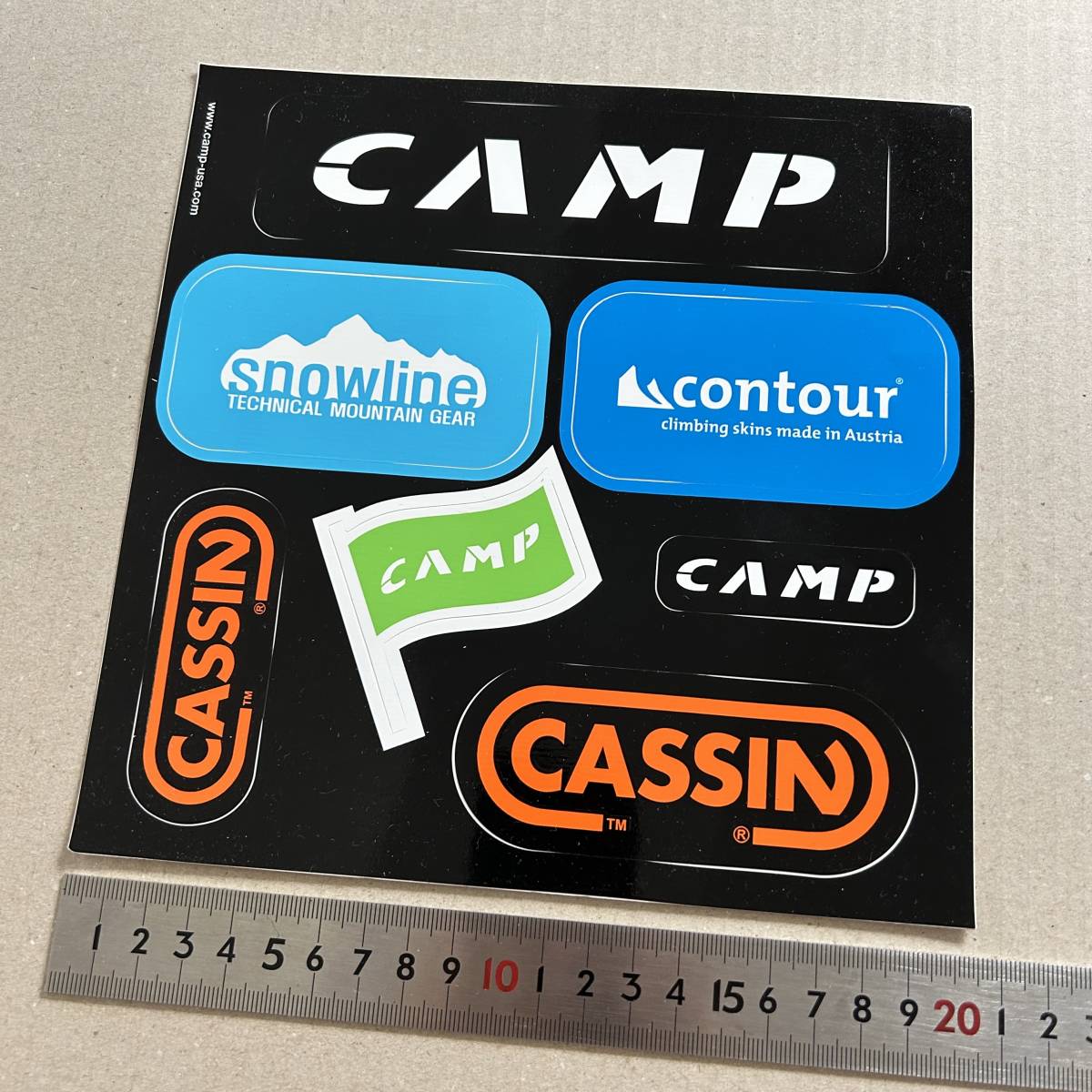 送料無料 ★即決 CAMP CASSIN シート ステッカー ★ 7枚付き アウトドア キャンプ カシン シール デカール_画像1