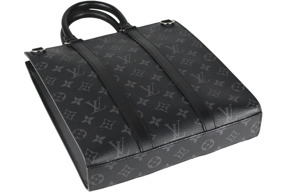 良品　LOUIS VUITTON ルイ ヴィトン　サックプラ クロス（2WAYトートバッグ）　モノグラム エクリプス　ブラック×グレー　M46456_画像3