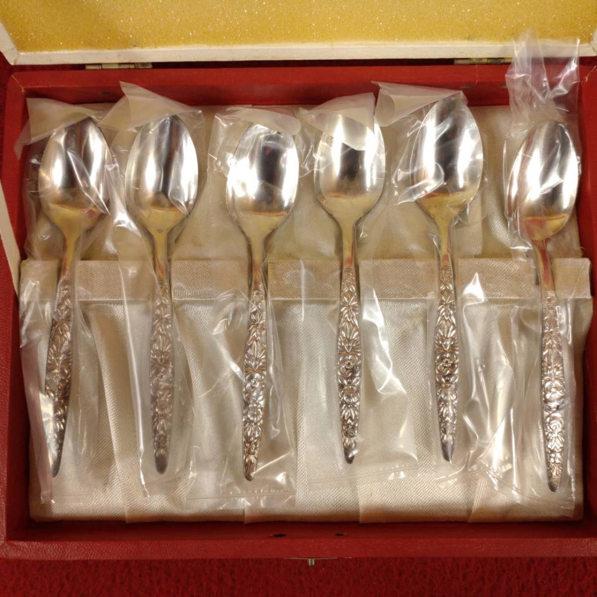 年代物 時代物 スプーンセット 6点 13-40 NICKEL SILVER 銀 年代物 時代物 スプーンセット 6点 13-40 NICKEL SILVER 銀