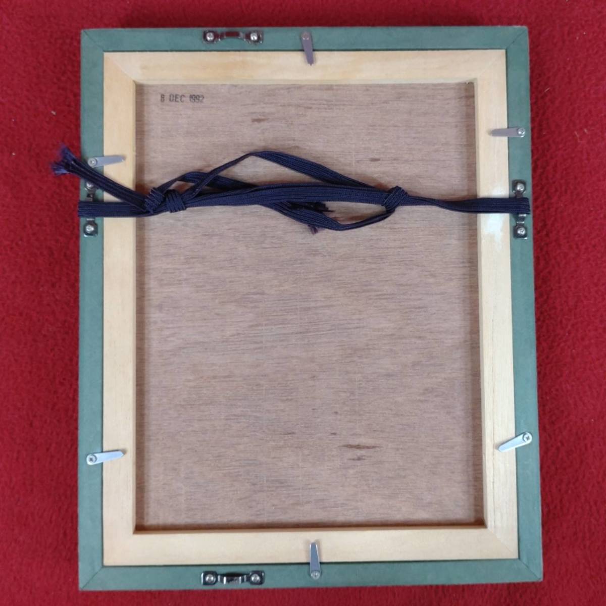 ⑤ K..book@K.SAKURAMOTO still-life picture silk screen frame woodcut picture with autograph ornament interior objet d'art inspection ) Denim shirt pencil sketch 