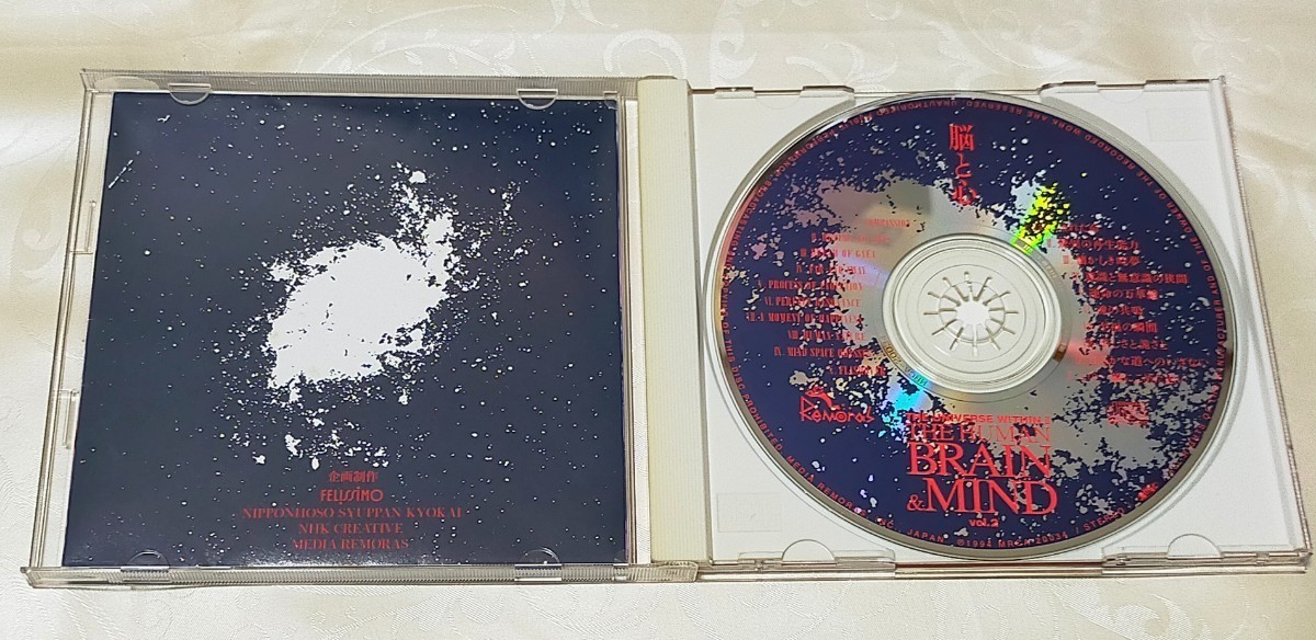 NHKスペシャル 脅威の小宇宙 人体Ⅱ 脳と心 サントラ CD 2枚セット 廃盤 久石譲の画像8
