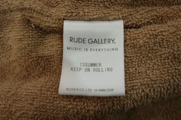 【Used】RUDE GALLERY ルードギャラリー 13SS 総柄 パイル生地 ビーチシャツ S/Sシャツ アメカジ 大人カジュアル 古着 レア 3 ■ET23F0123_画像7