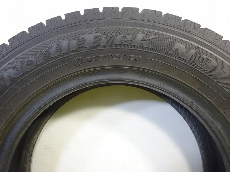 オートバックス　NORTHTREK N3i 165/70R14 81Q 9分山 2020年製 4本価格 スタッドレス【送料無料】AOM-K0906【青森発】_画像8