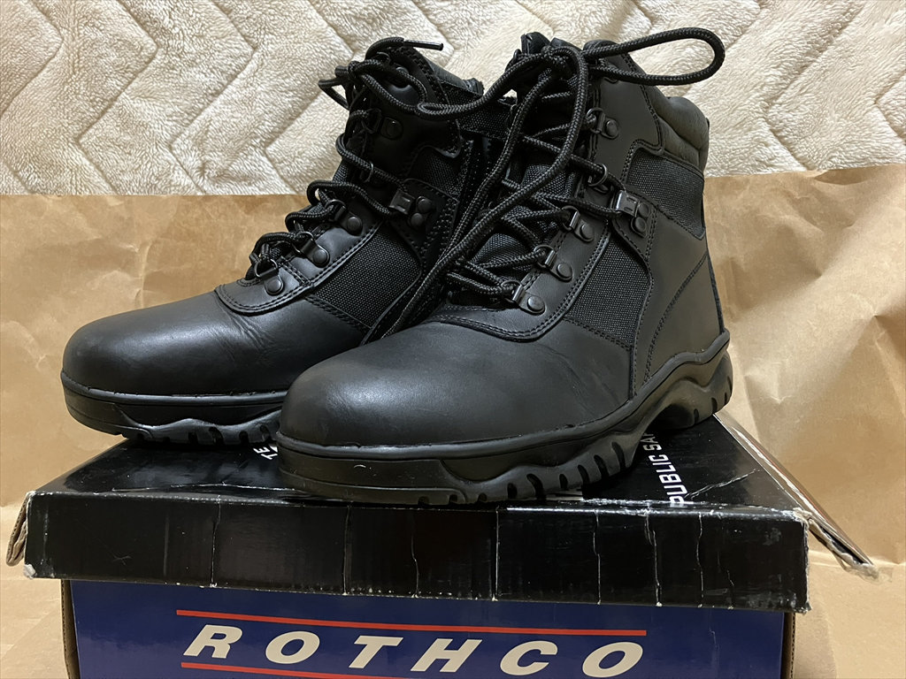 ROTHCO ロスコ 5190 WATERPROOF TACTICAL SIDE ZIPPERブーツ ミリタリーブーツ【靴紐注意あり・箱破れ】_画像1