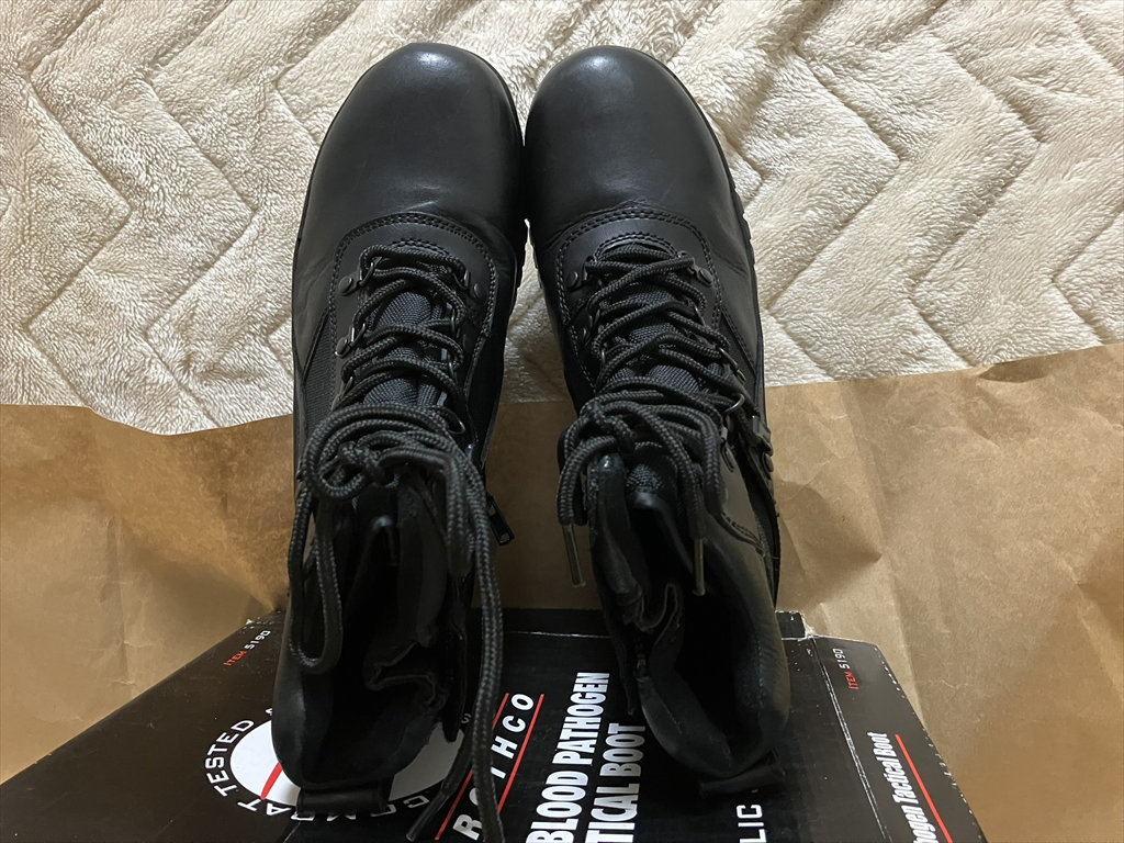 ROTHCO ロスコ 5190 WATERPROOF TACTICAL SIDE ZIPPERブーツ ミリタリーブーツ【靴紐注意あり・箱破れ】_画像3