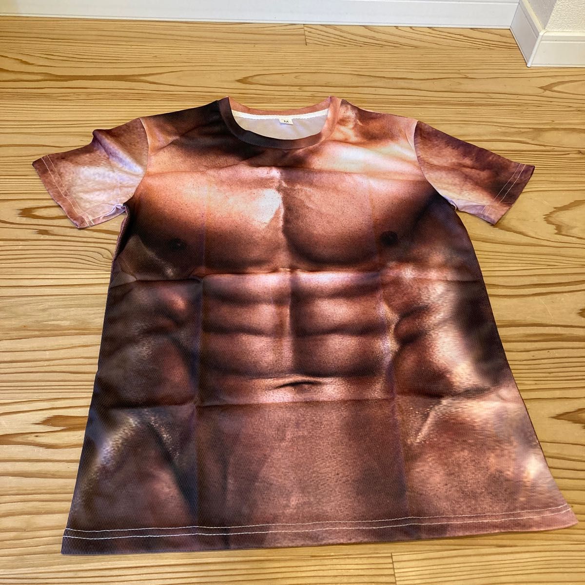 面白いTシャツ　余興　海　パーティーグッズ　ジョーク　一発芸　3Dプリント 筋肉