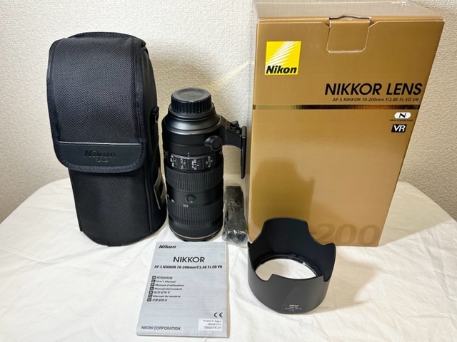 最新 NIKKOR AF-S Nikon 70-200mm 中古 VR ED FL F2.8E ニコン