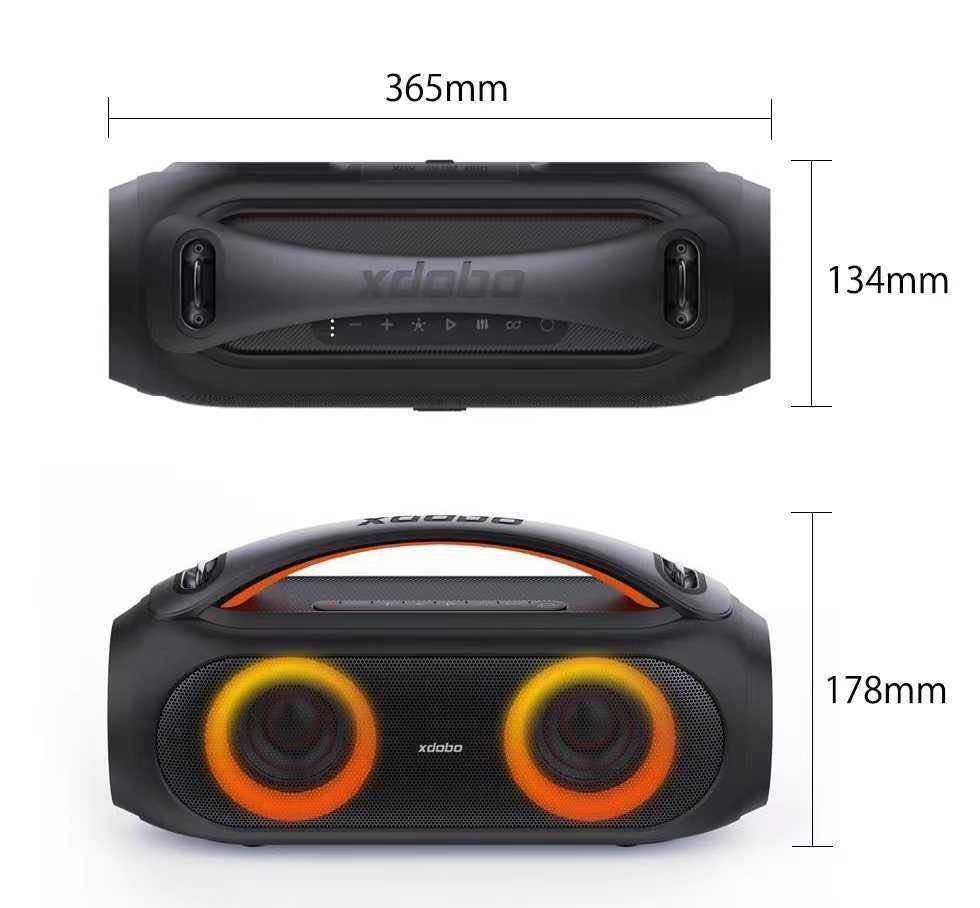 xdobo vibe plus Bluetooth speaker Bluetooth height sound quality large volume stereo super deep bass waterproof IP67 TWS wireless speaker 