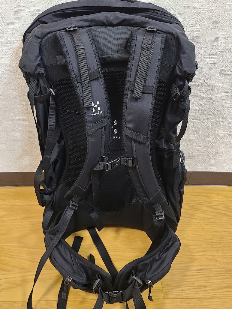 HAGLOFS ホグロフス vina40 Black used リュック バックパック 旅行 国内旅行 海外旅行 登山_画像2