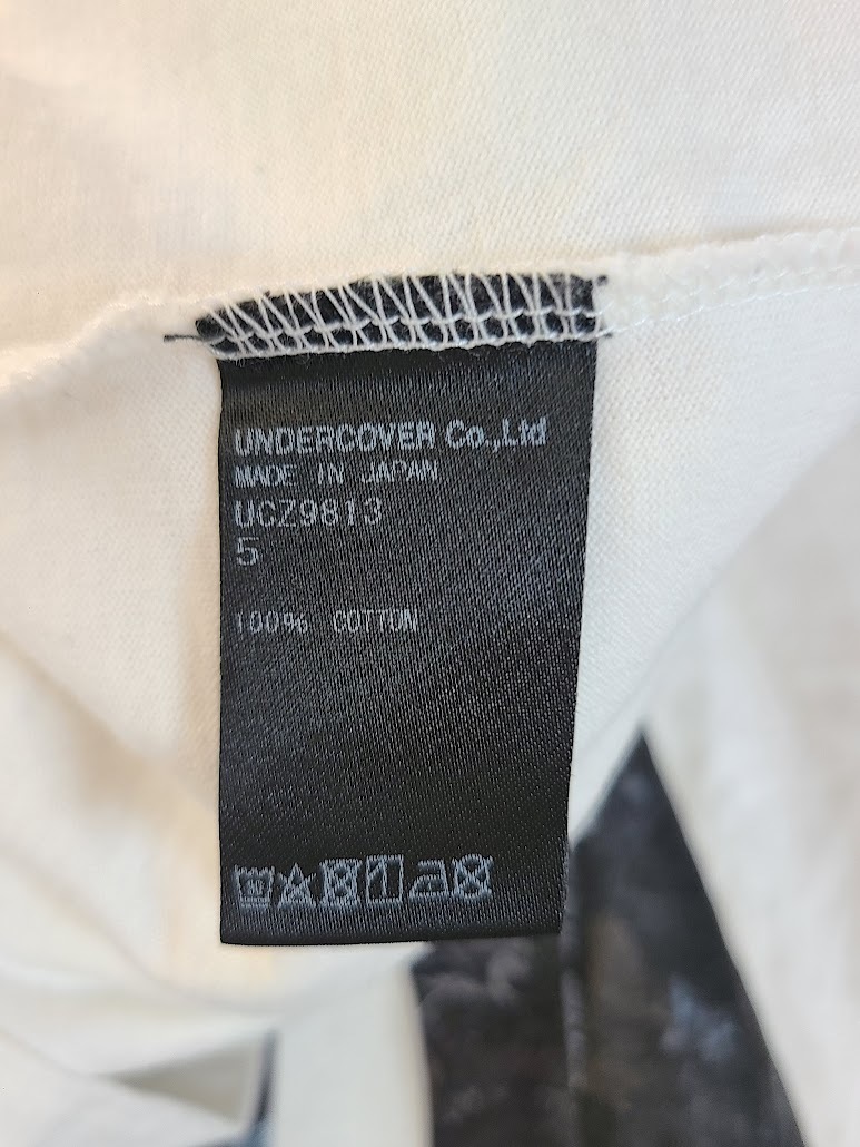 Undercover 30th anniversary tee Scab 瘡蓋 White 5 Used we make noise not clothes アンダーカバー 30周年 tee 正規品 高橋循_画像4