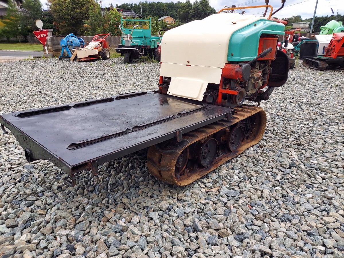 クボタ 運搬車 ディーゼル7馬力 クローラ運搬機 外部動力可! 元 クボタ 運搬車 ディーゼル7馬力 クローラ運搬機 外部動力可! 元