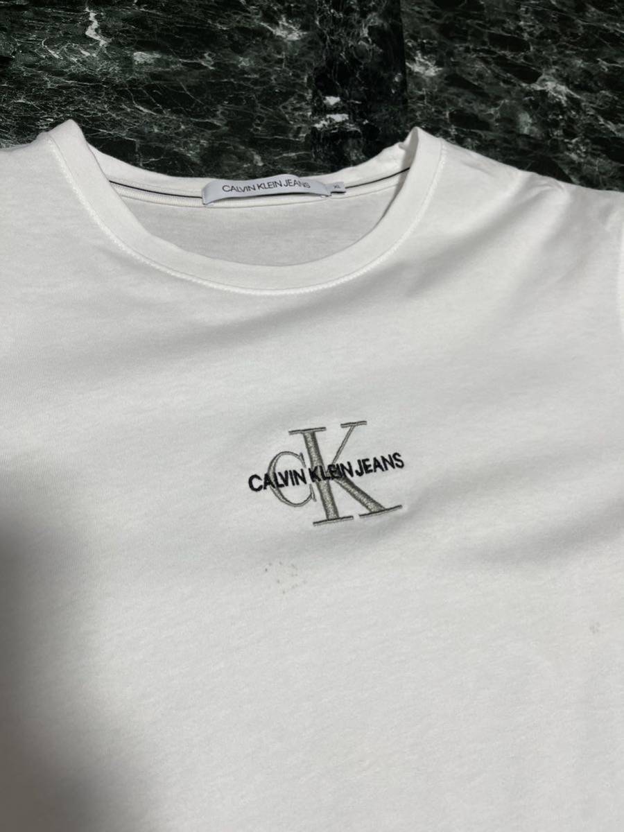 カルバンクラインジーンズ　Ｔシャツ　刺繍　Calvin Klein XLサイズ