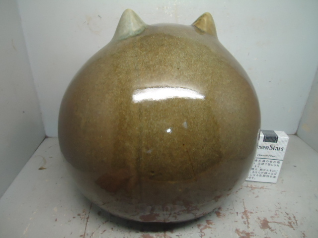 　太った陶器のネコ_画像4
